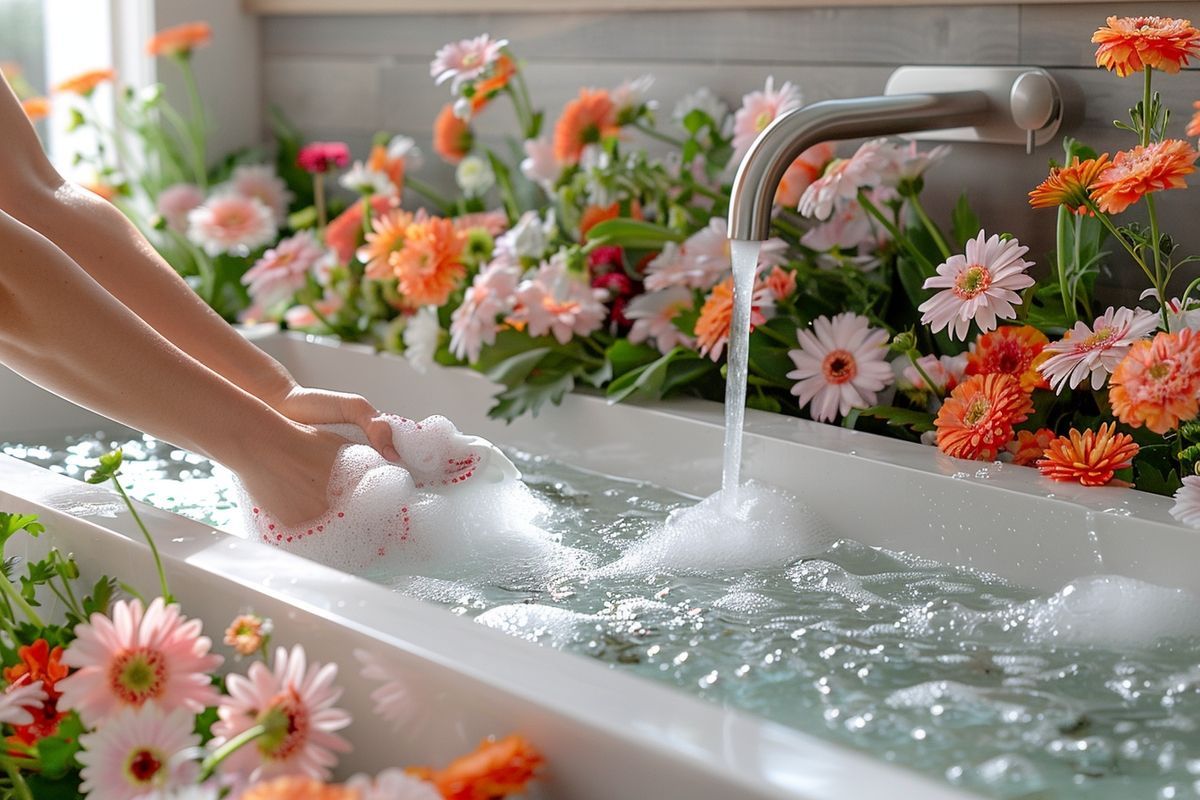 Les meilleures astuces pour redonner de la blancheur à votre lavabo et votre baignoire
