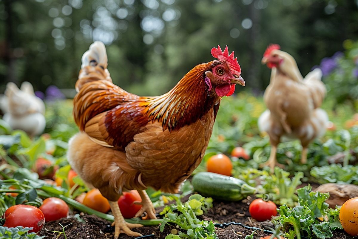 Quand les poules transforment votre jardin : un havre contre les nuisibles ou une invitation ?